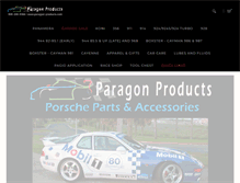 Tablet Screenshot of paragon-products.com